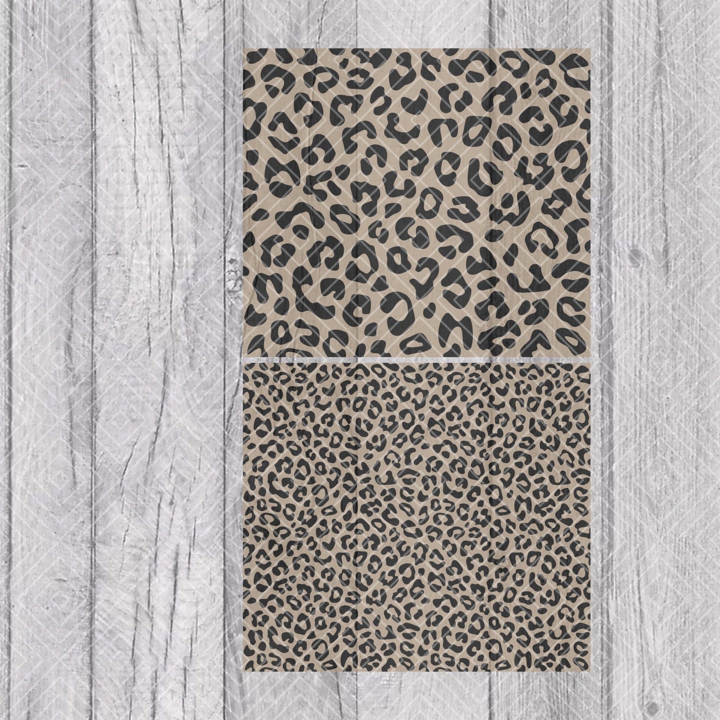 Leopard Print Tumbler Template for Straight Tumblers