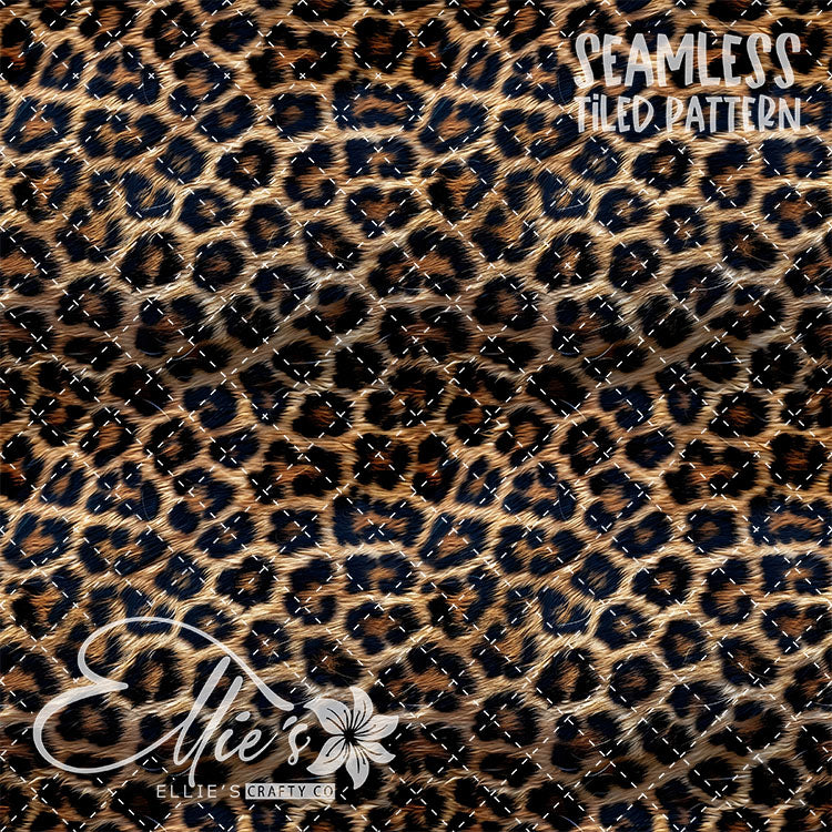 Leopard -5 Tiled Pattern Digital Images (Seamless)