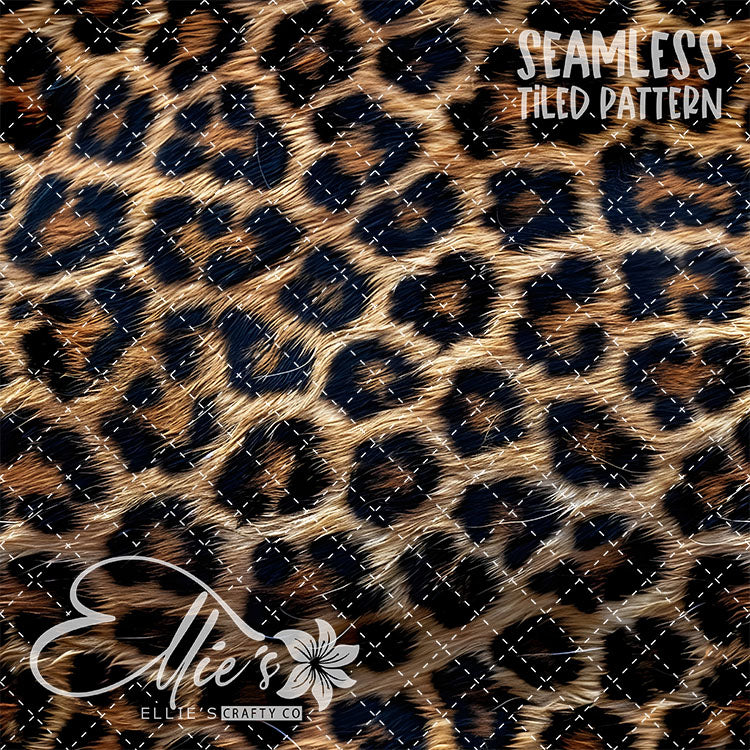 Leopard -5 Tiled Pattern Digital Images (Seamless)