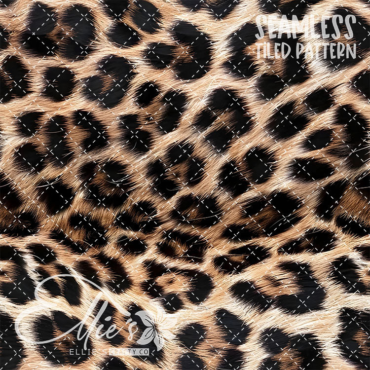Leopard -5 Tiled Pattern Digital Images (Seamless)