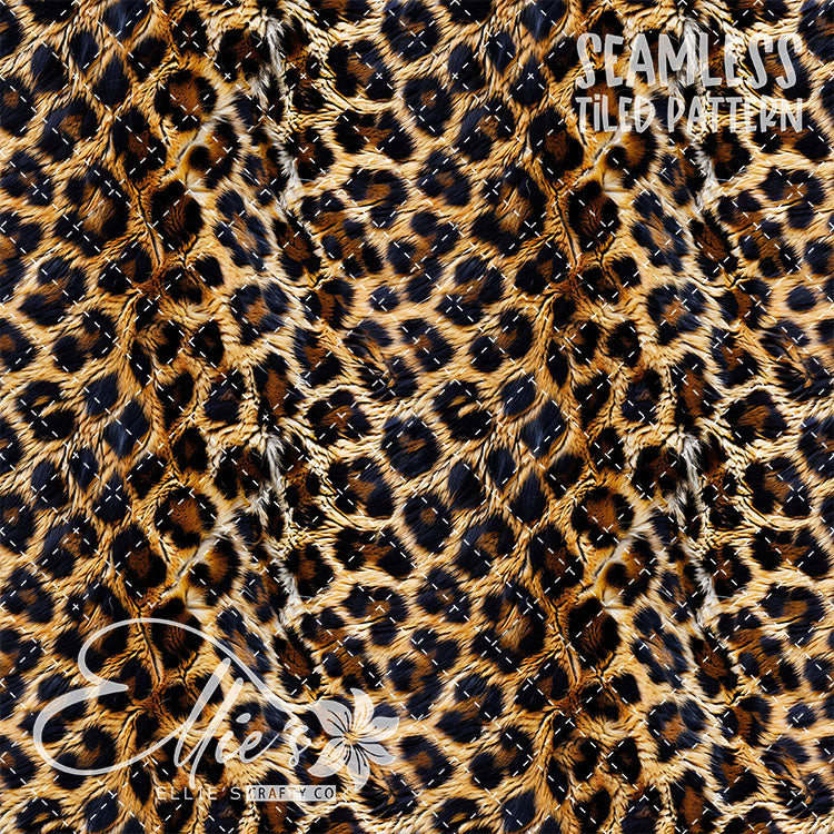 Leopard -5 Tiled Pattern Digital Images (Seamless)