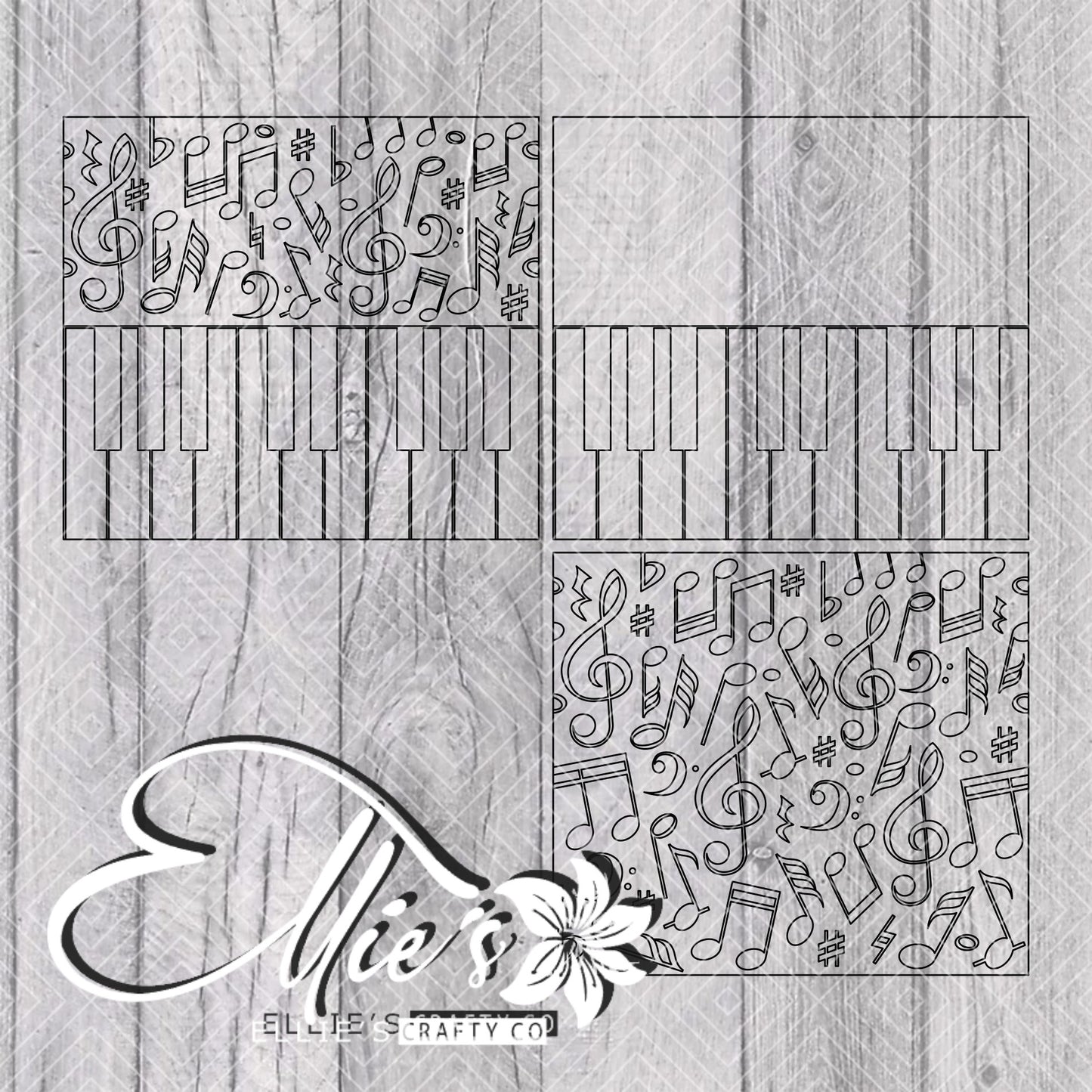 Midlands Melody Collection Template for Straight Tumblers
