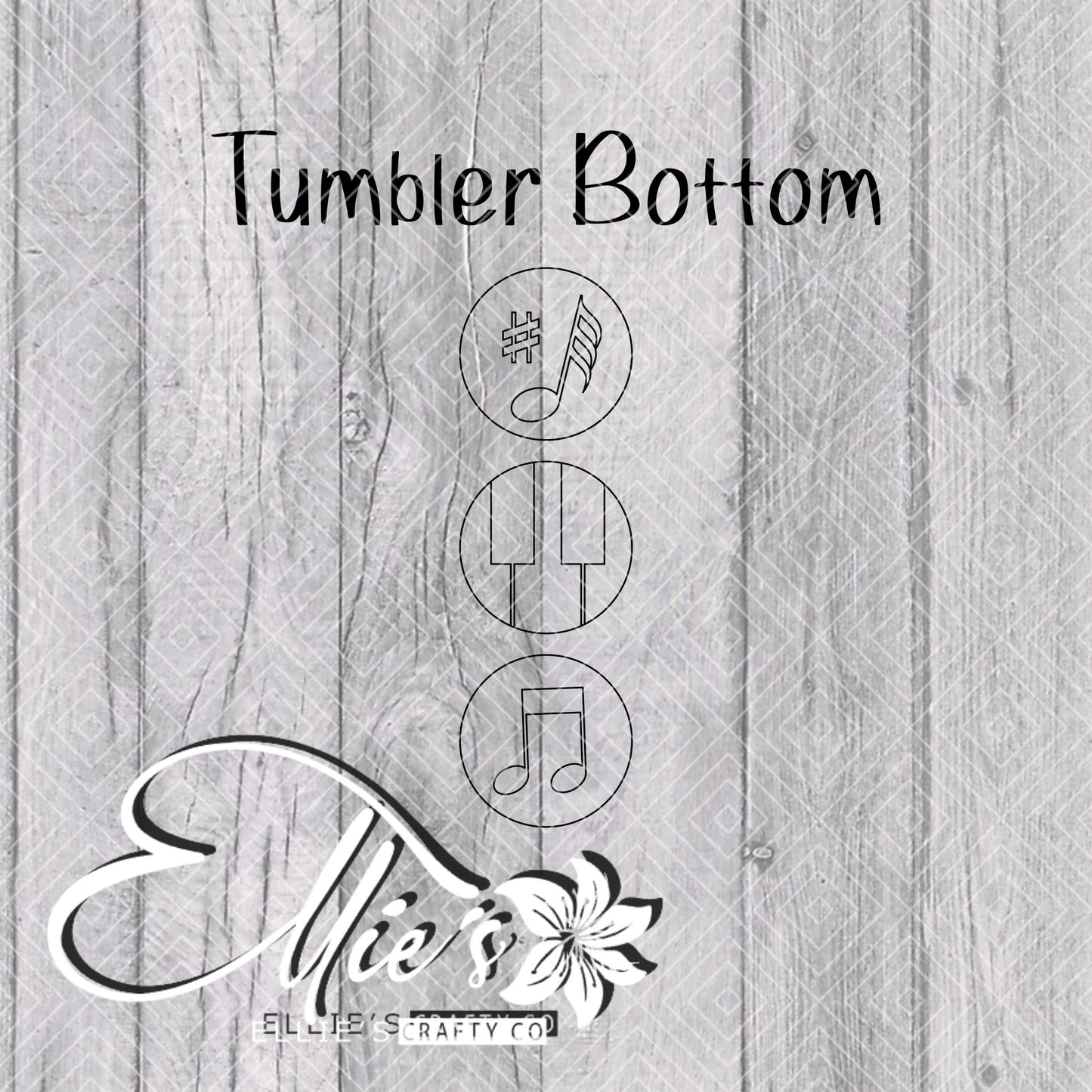 Midlands Melody Collection Template for Straight Tumblers