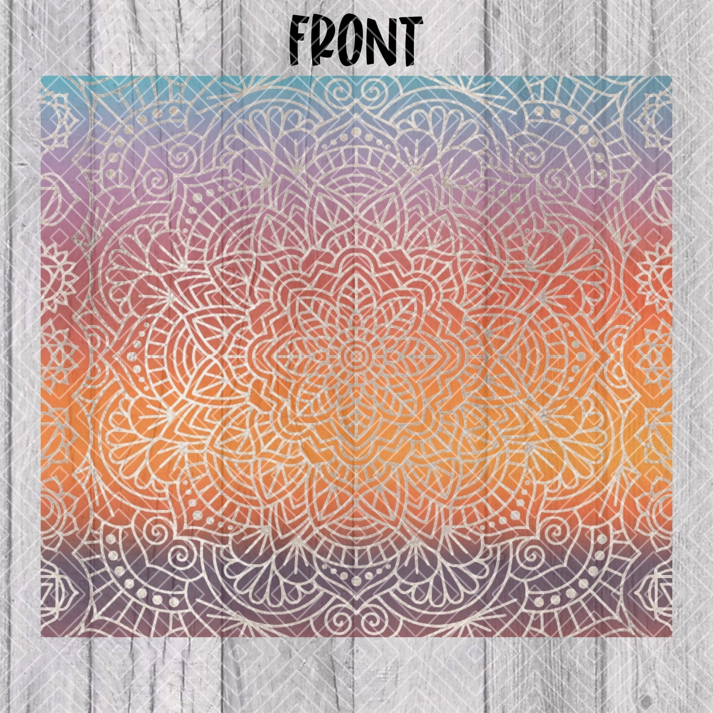 Woosah Chakras Template for Straight Tumblers