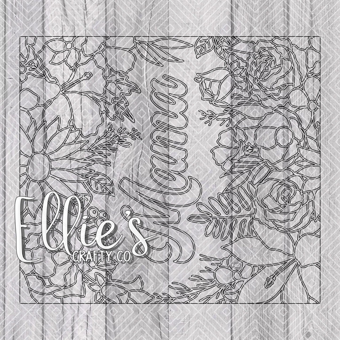Mother's Day Bouquet Collection Template for Straight Tumblers V2