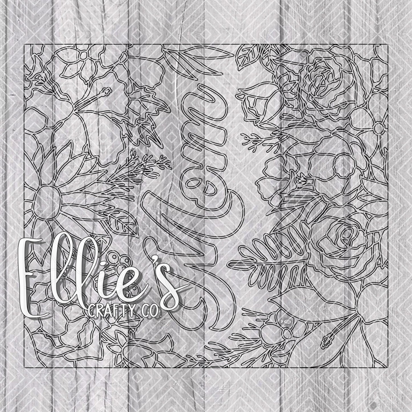 Mother's Day Bouquet Collection Template for Straight Tumblers V2