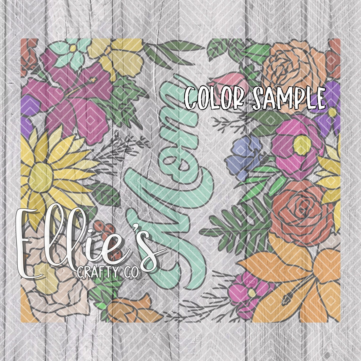 Mother's Day Bouquet Collection Template for Straight Tumblers V2