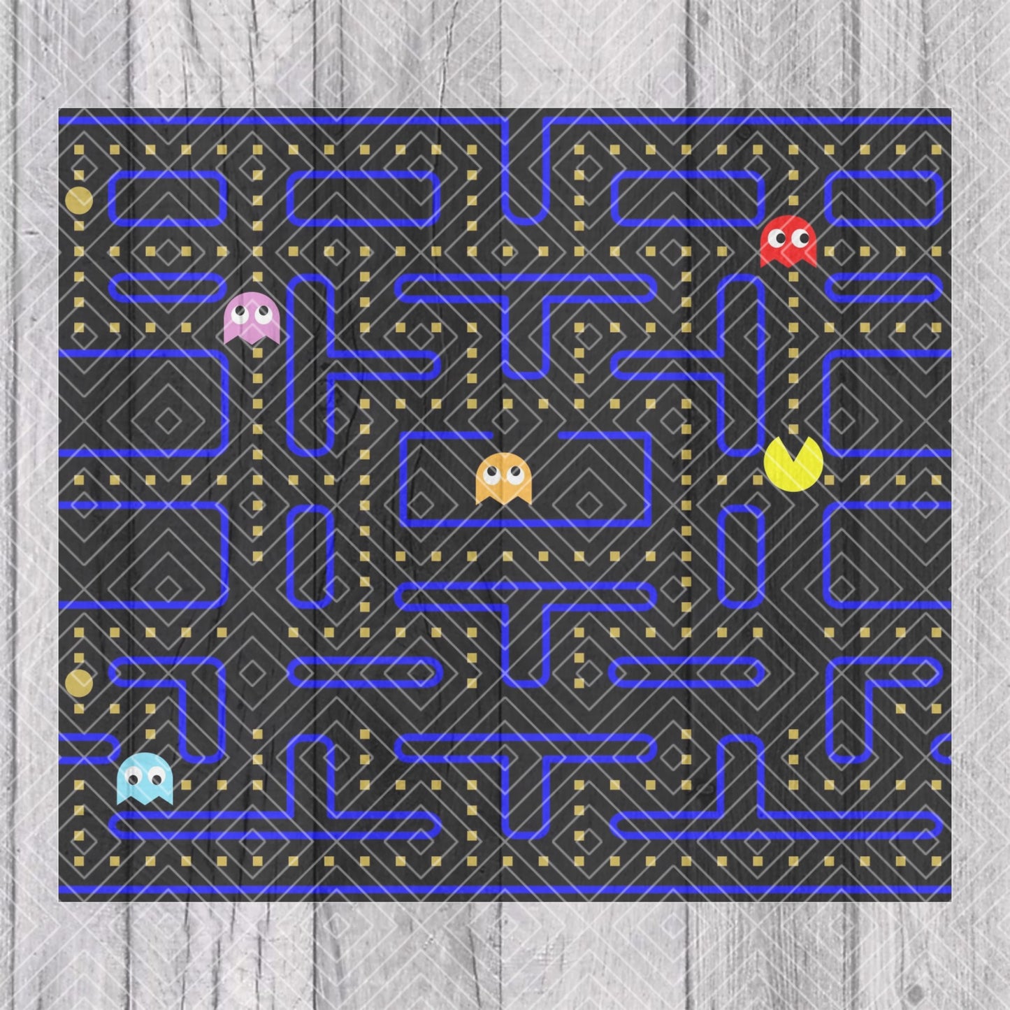 Pac-Man Template for Straight Tumblers