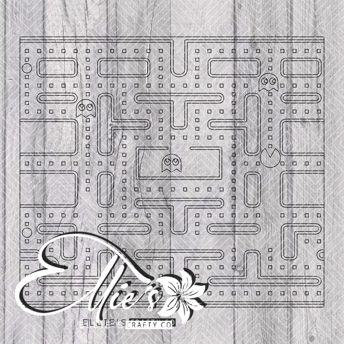 Pac-Man Template for Straight Tumblers