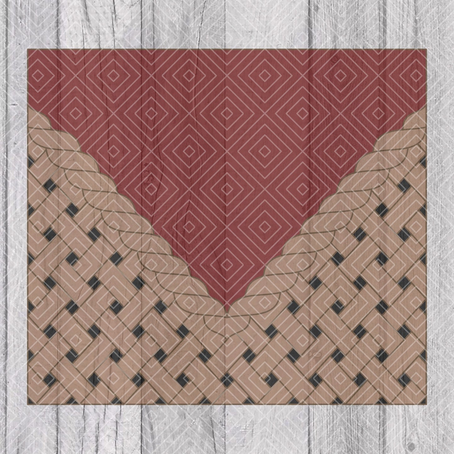 Picnic V2 Template for Straight Tumblers