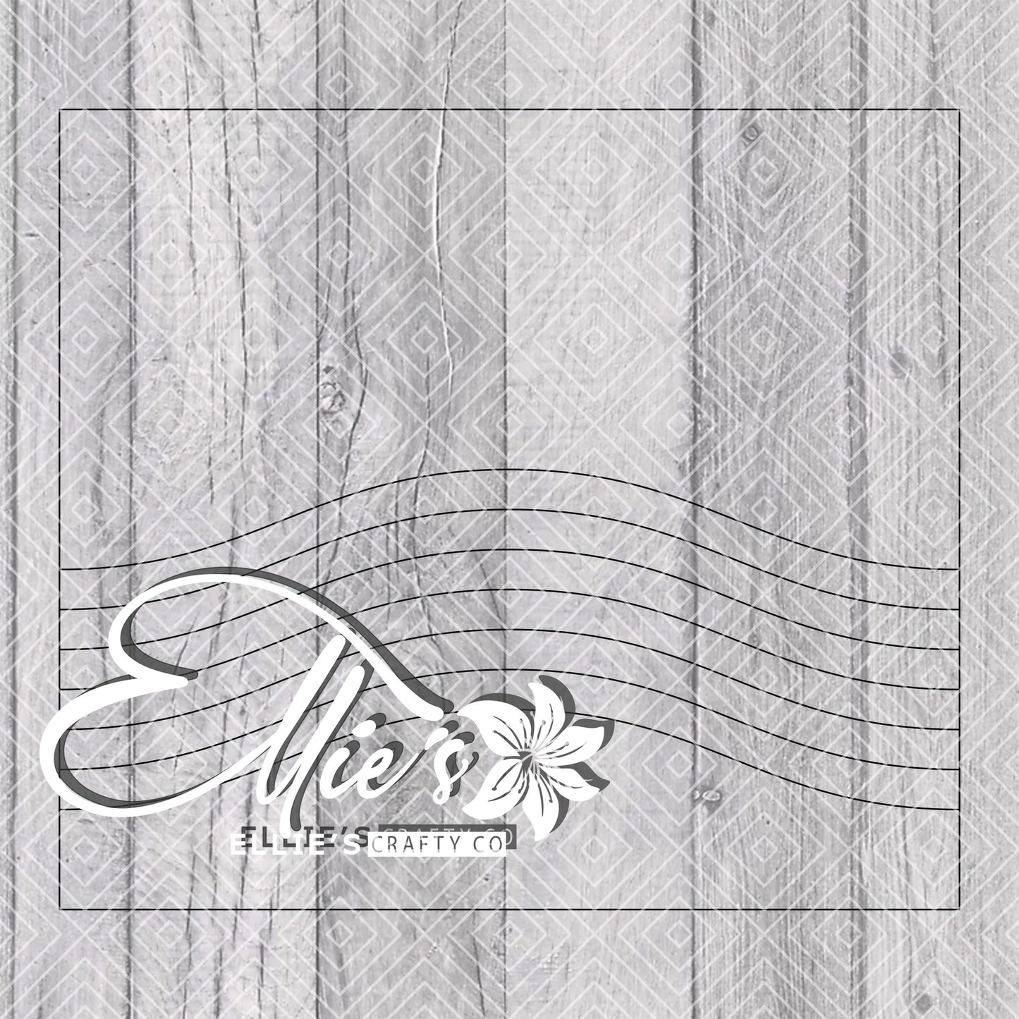 Pride Wave Split Template for Straight Tumblers