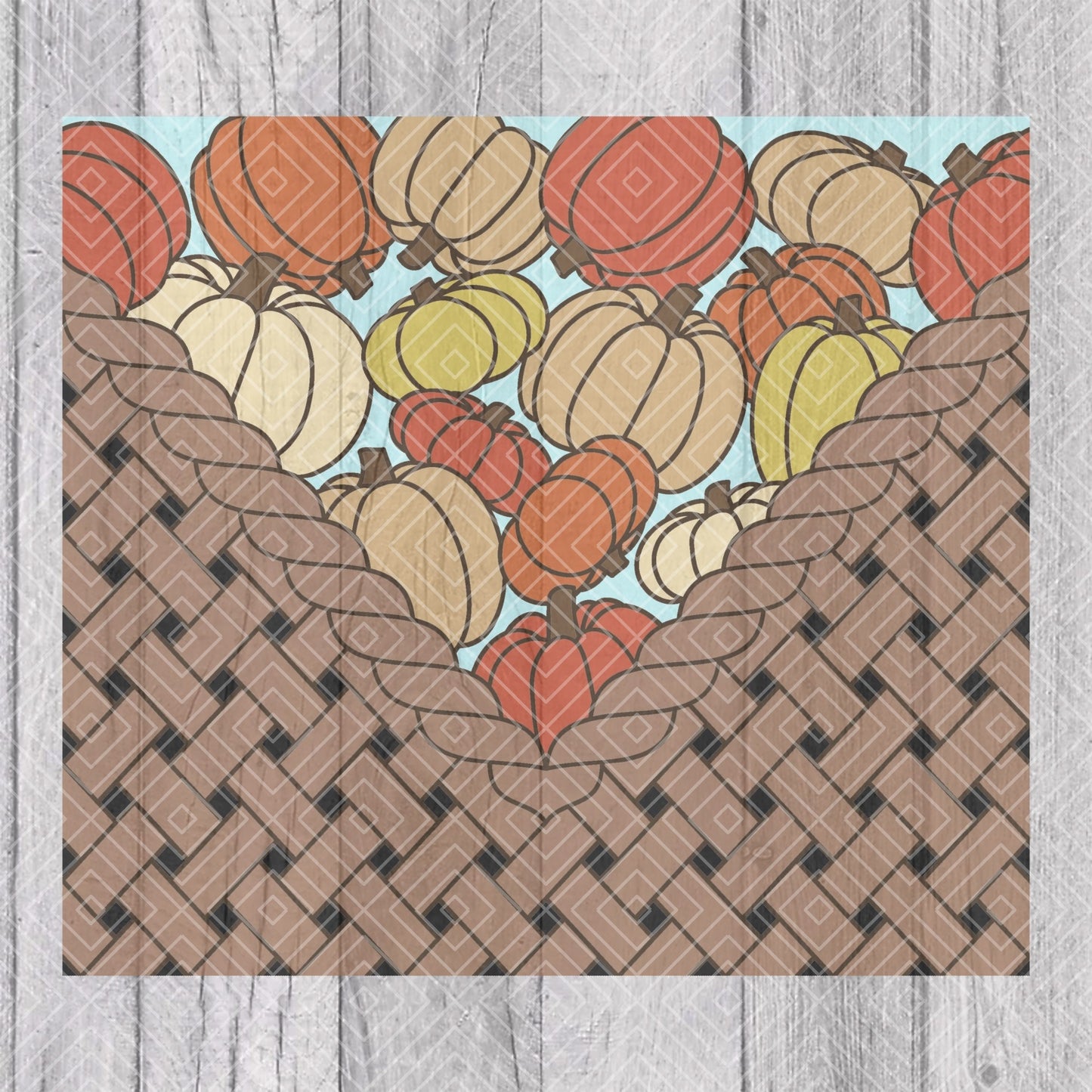Pumpkin Fest V2 Template for Straight Tumblers