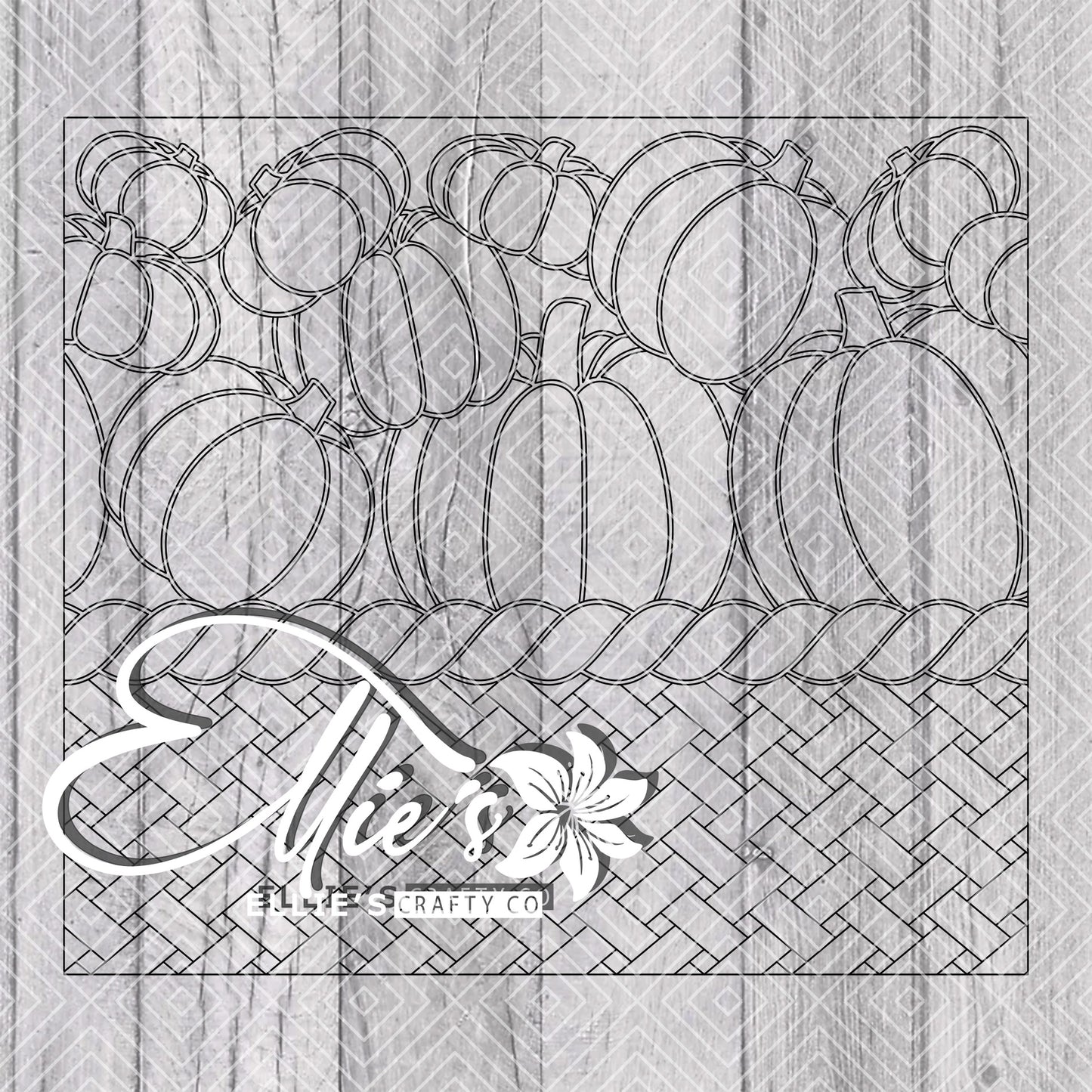 Pumpkin Fest V1 Template for Straight Tumblers