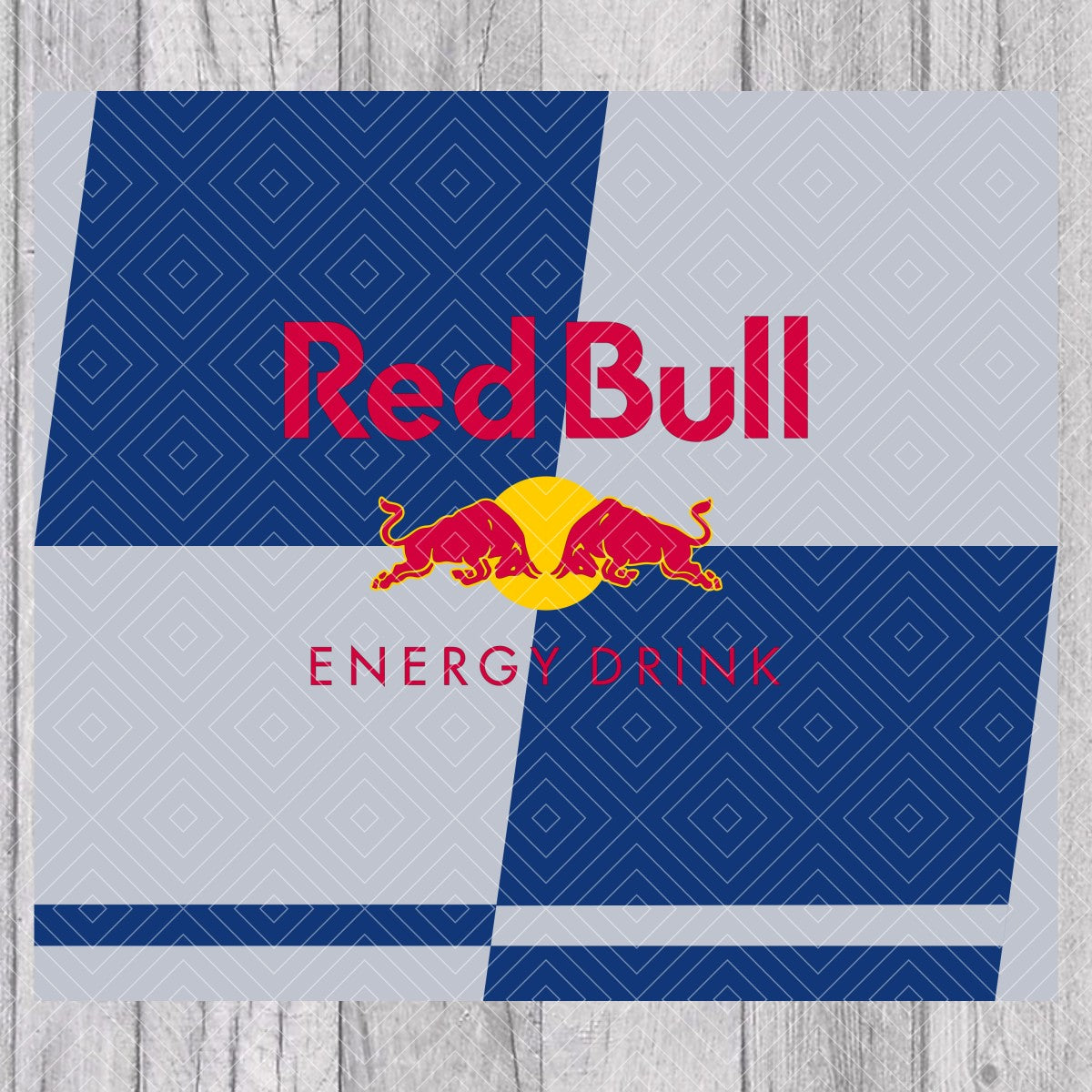 Red Drink Template for Straight Tumblers