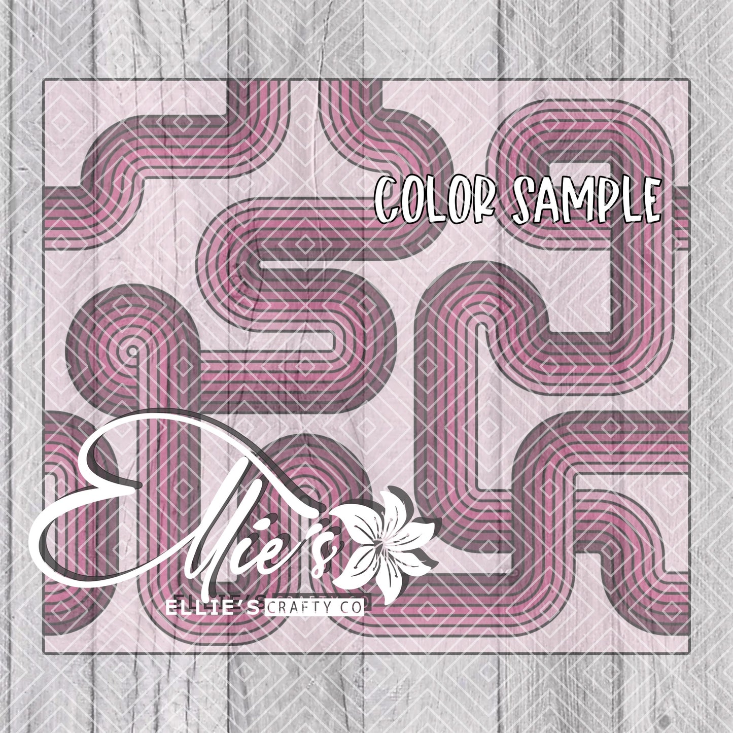 Retro Vibes Collection V1 Template for Straight Tumblers