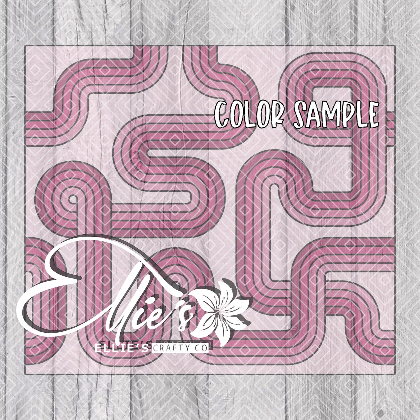 Retro Vibes Collection V1-V4 Template for Straight Tumblers
