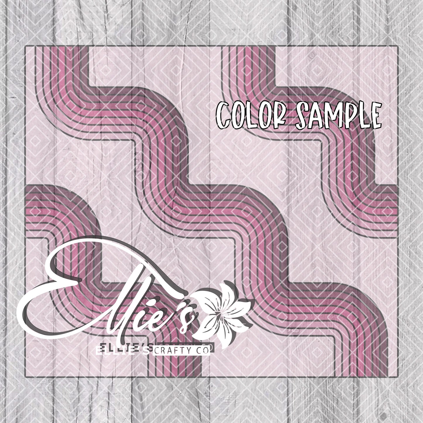 Retro Vibes Collection V1-V4 Template for Straight Tumblers