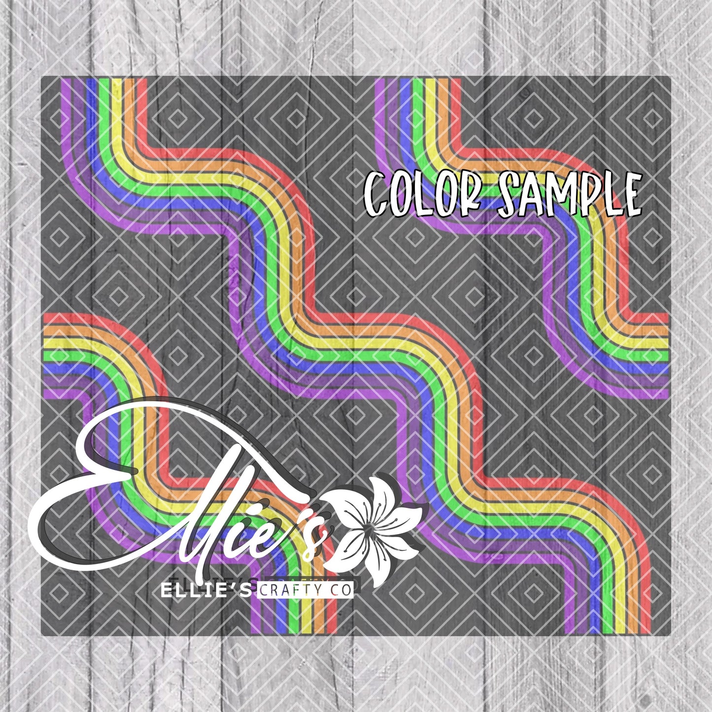 Retro Vibes Collection V1 Template for Straight Tumblers