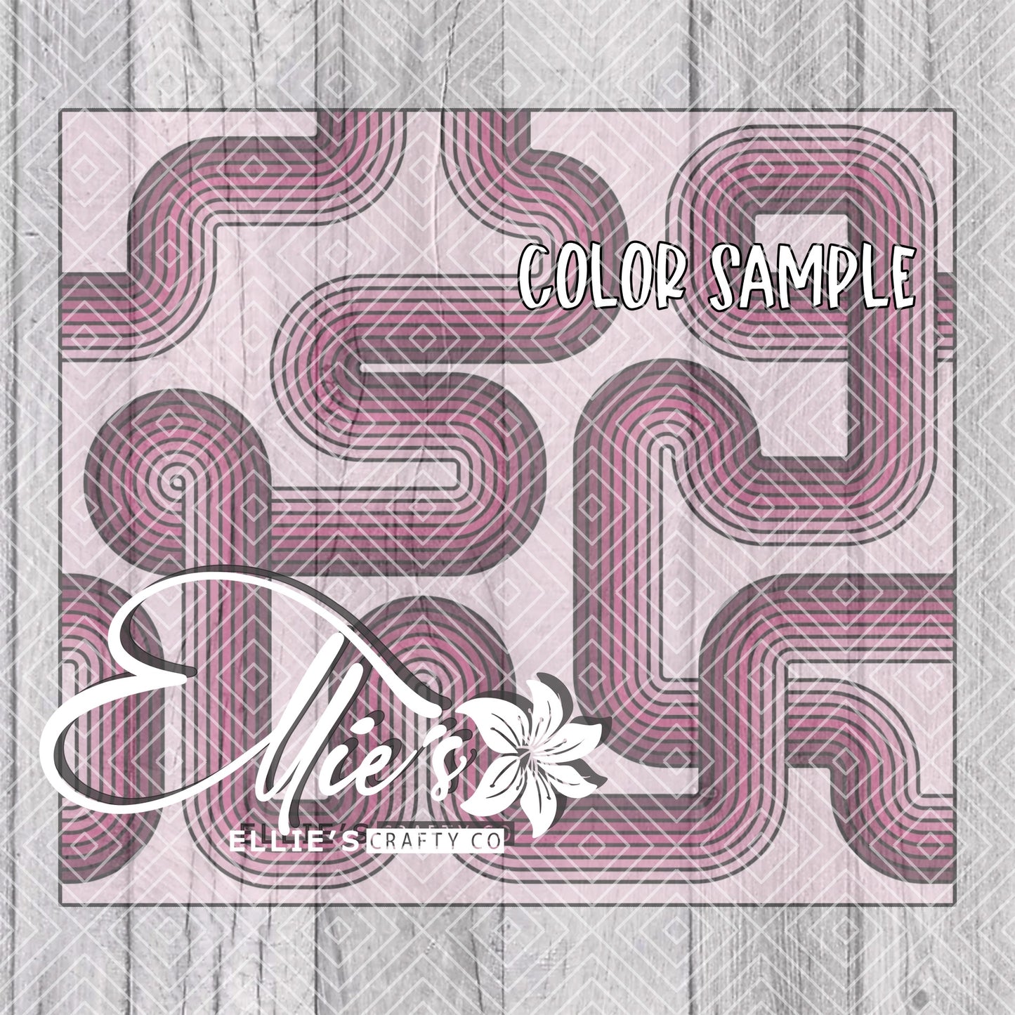 Retro Vibes Collection V1-V4 Template for Straight Tumblers