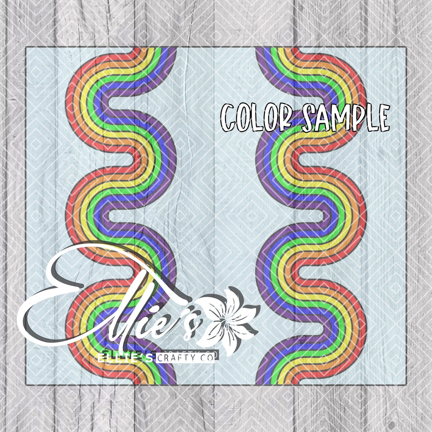 Retro Vibes Collection V2 Template for Straight Tumblers