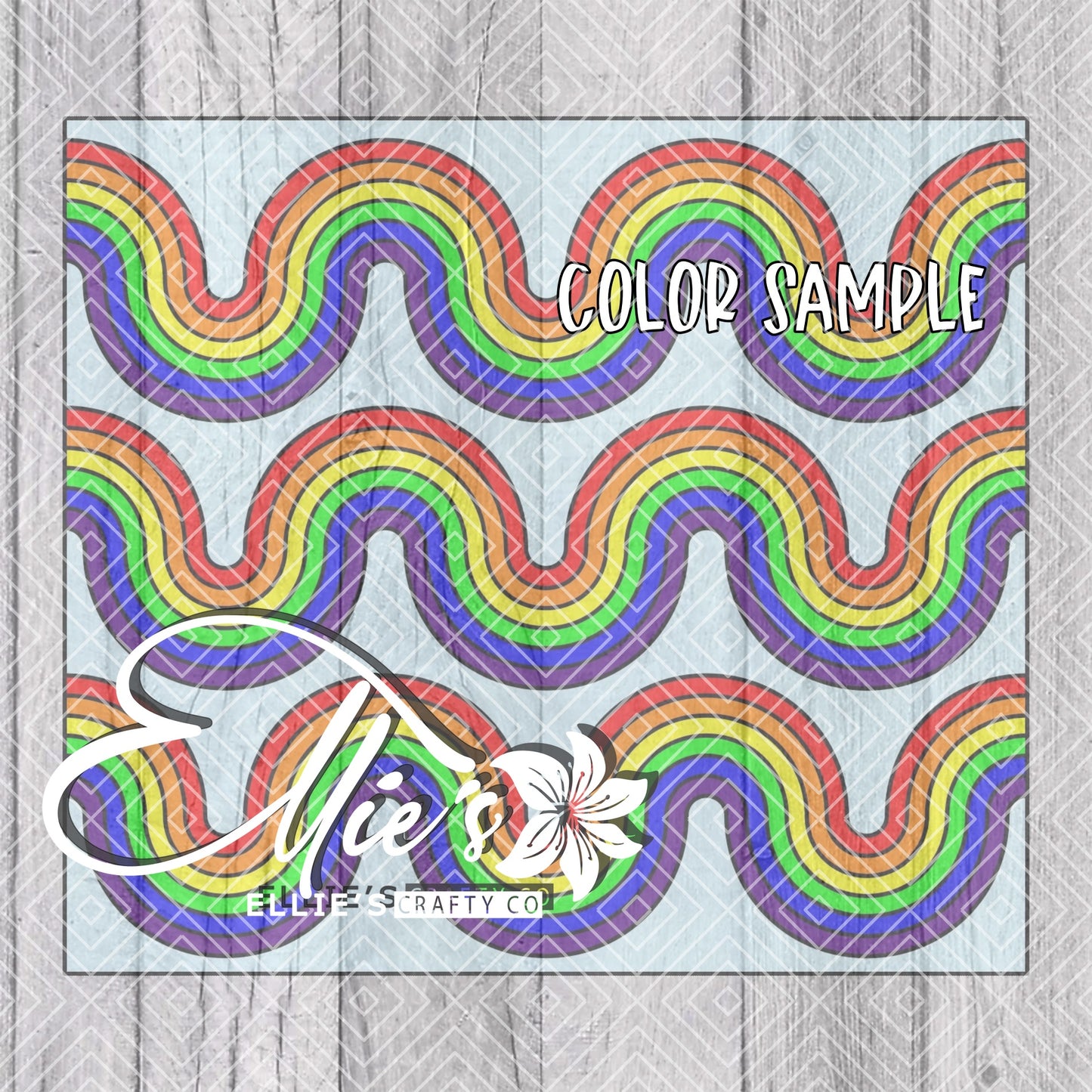 Retro Vibes Collection V2 Template for Straight Tumblers