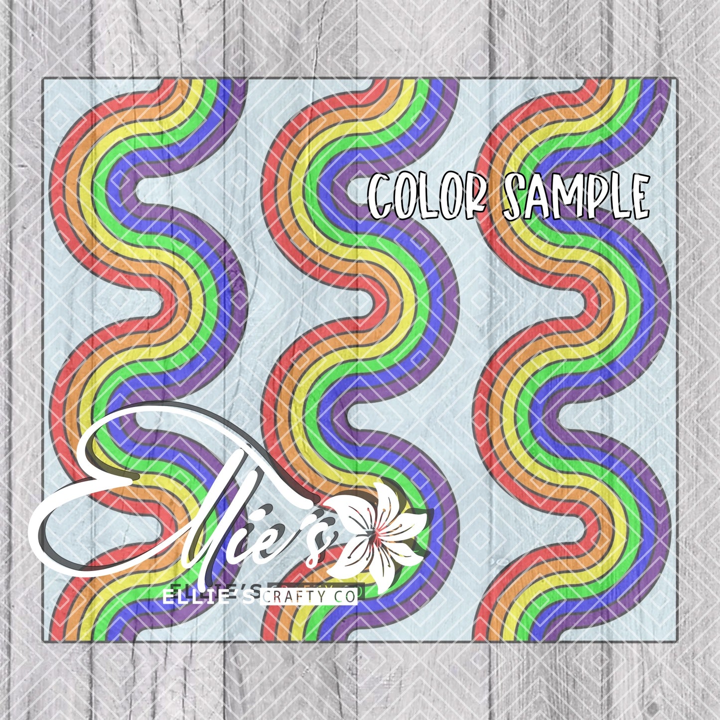 Retro Vibes Collection V2 Template for Straight Tumblers