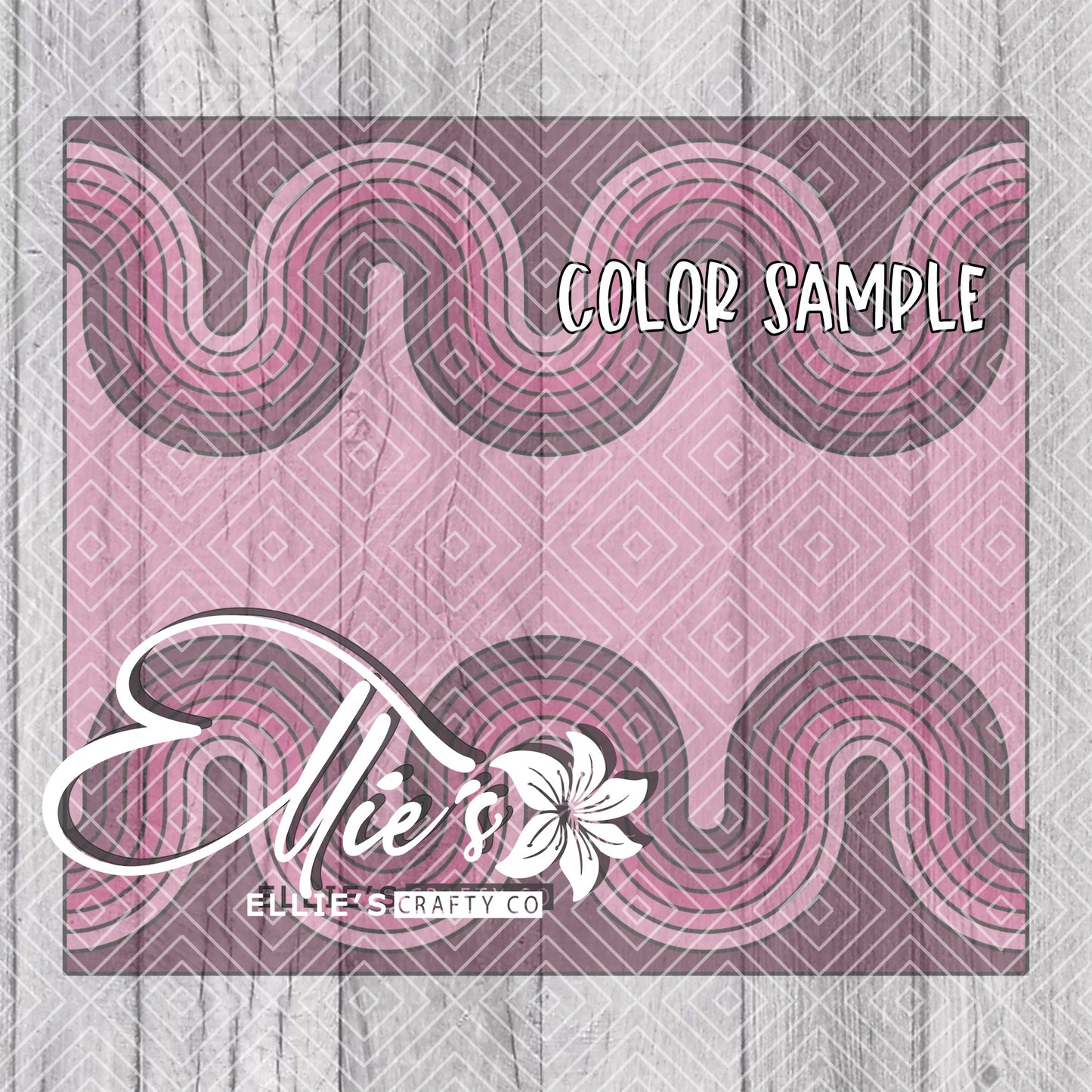 Retro Vibes Collection V1-V4 Template for Straight Tumblers