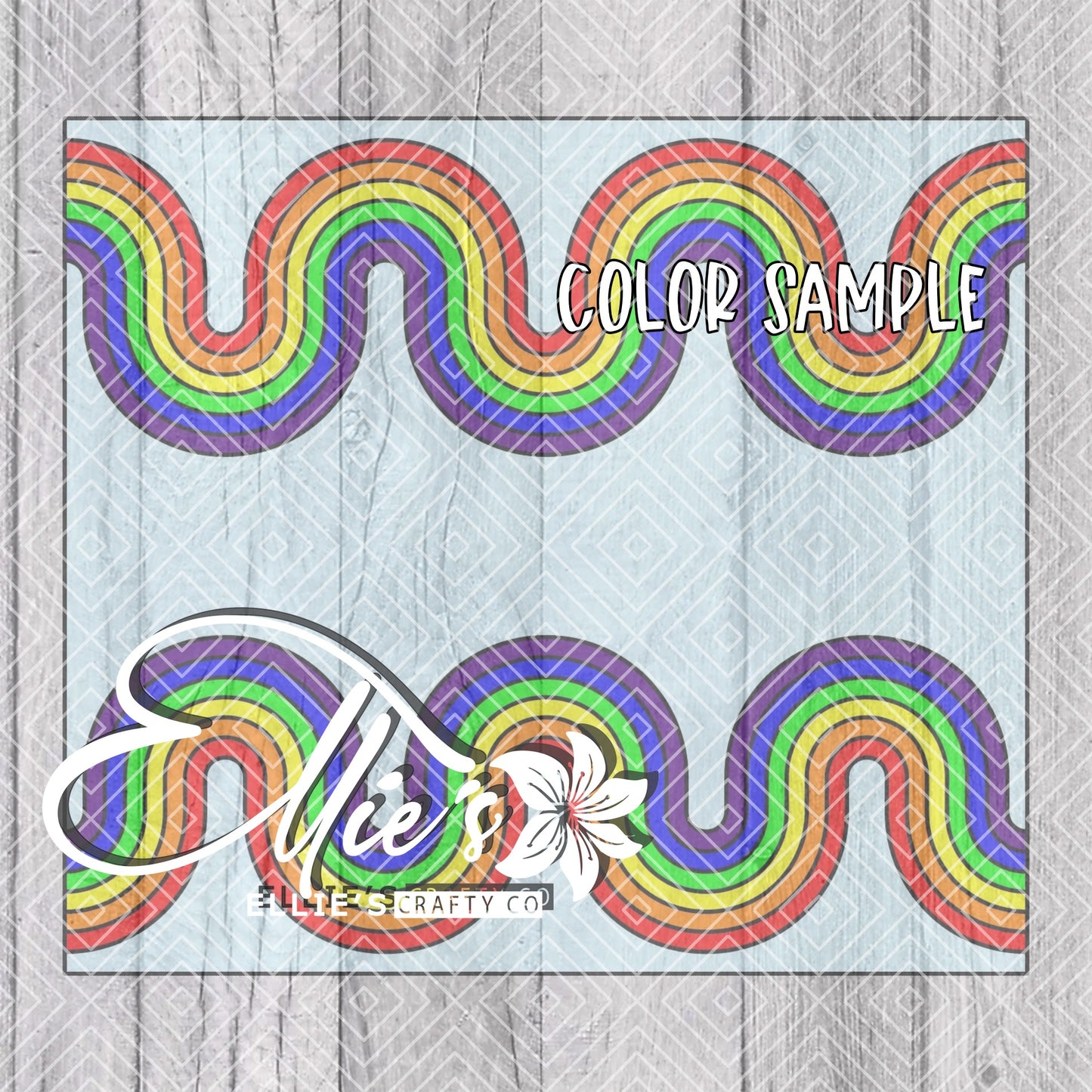 Retro Vibes Collection V2 Template for Straight Tumblers