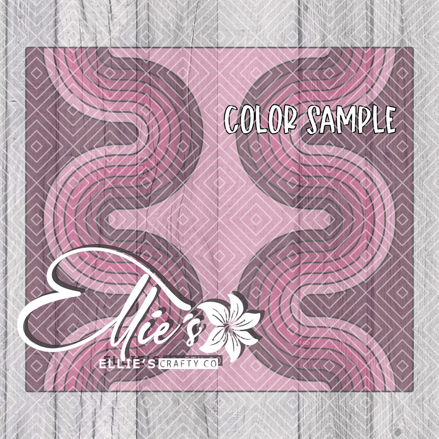Retro Vibes Collection V1-V4 Template for Straight Tumblers