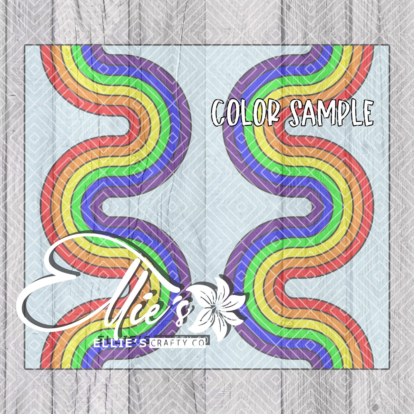Retro Vibes Collection V2 Template for Straight Tumblers