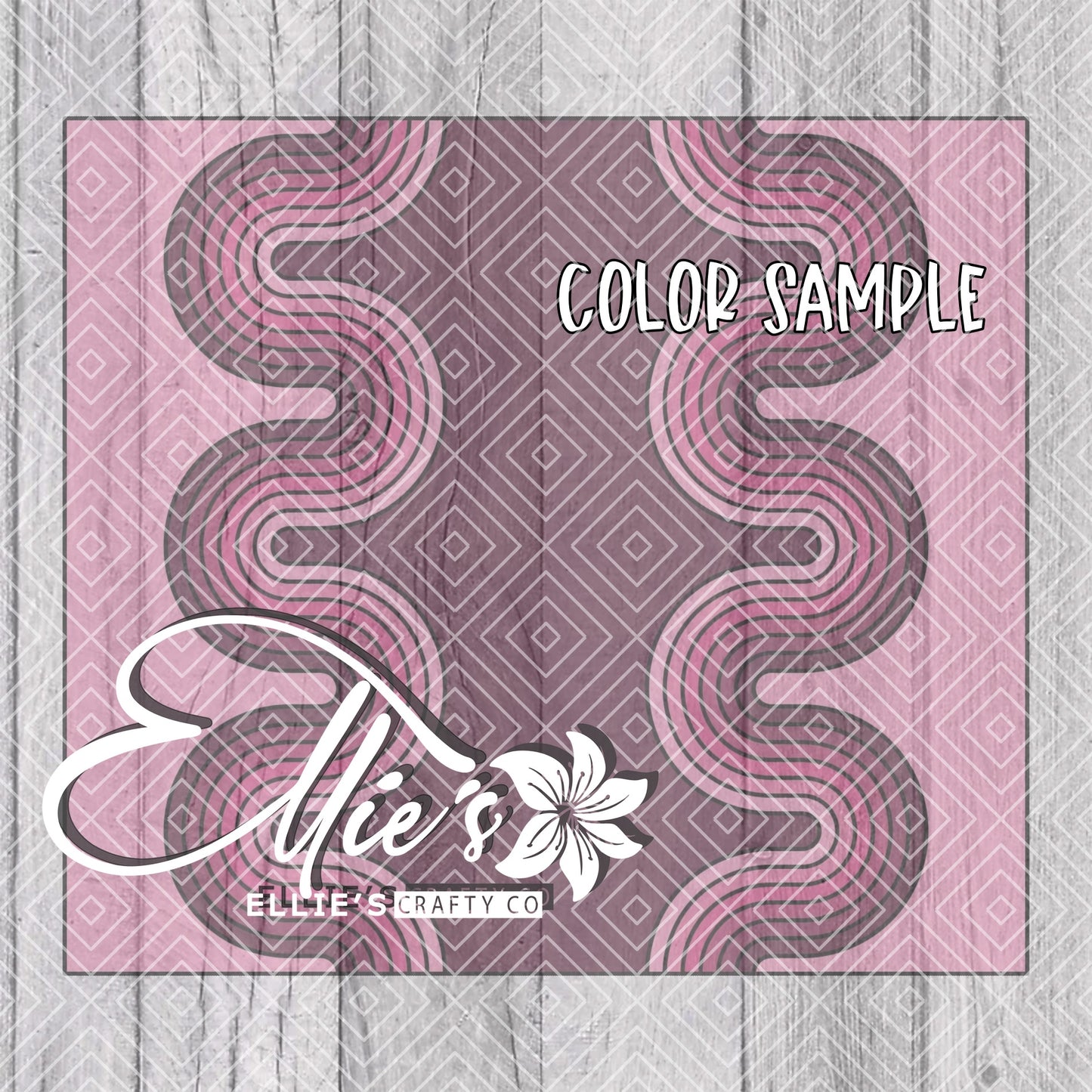Retro Vibes Collection V1-V4 Template for Straight Tumblers