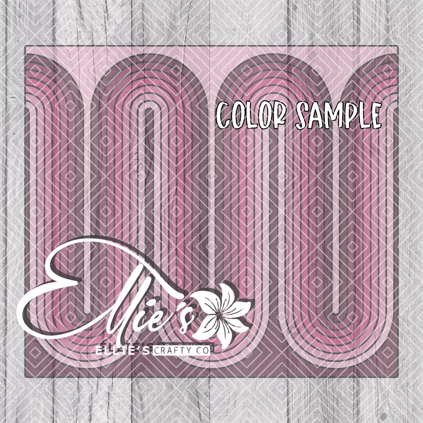 Retro Vibes Collection V1-V4 Template for Straight Tumblers