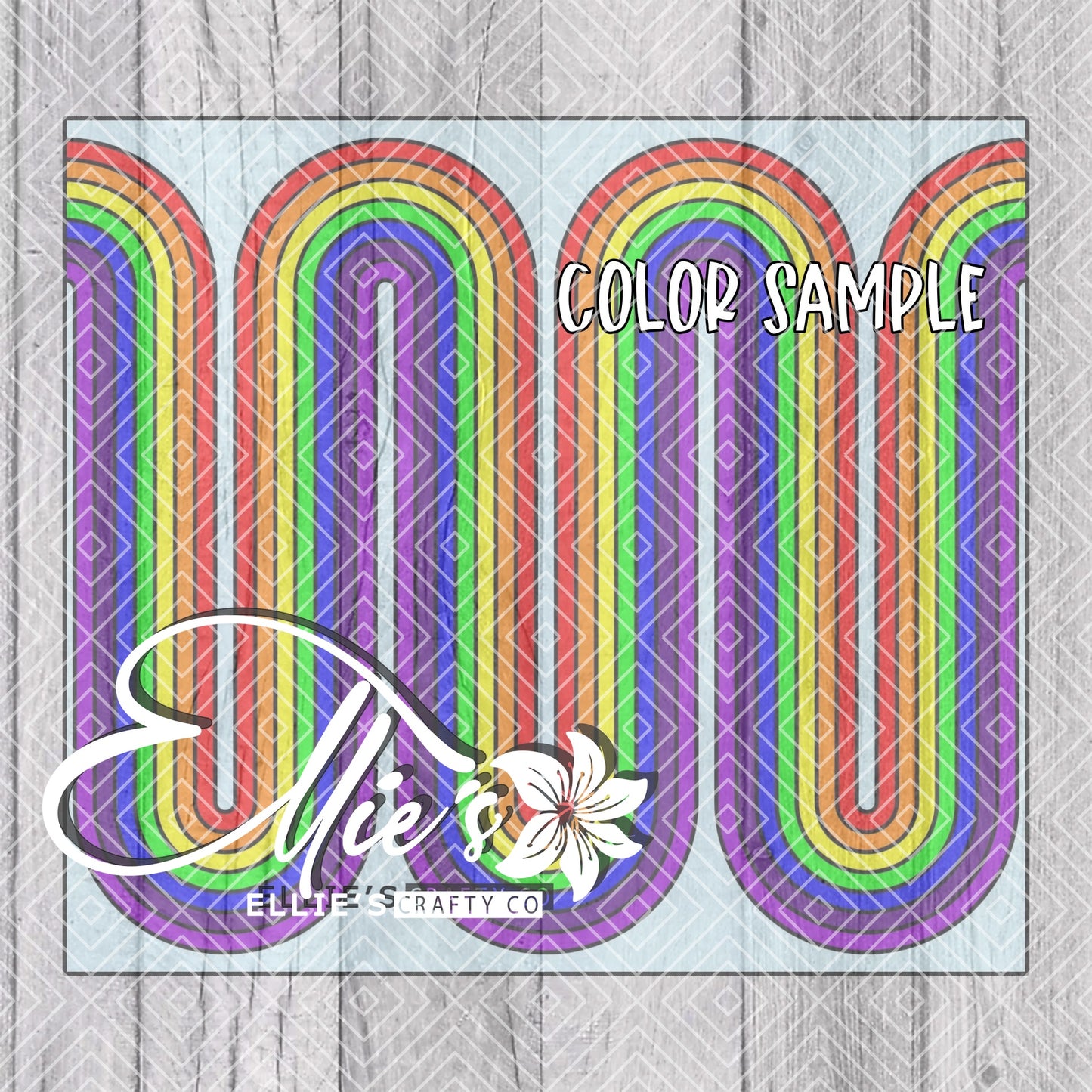 Retro Vibes Collection V3 Template for Straight Tumblers