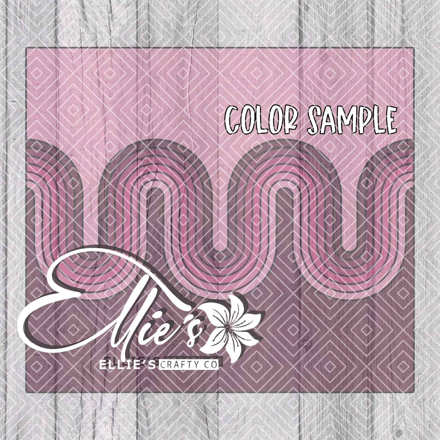 Retro Vibes Collection V1-V4 Template for Straight Tumblers