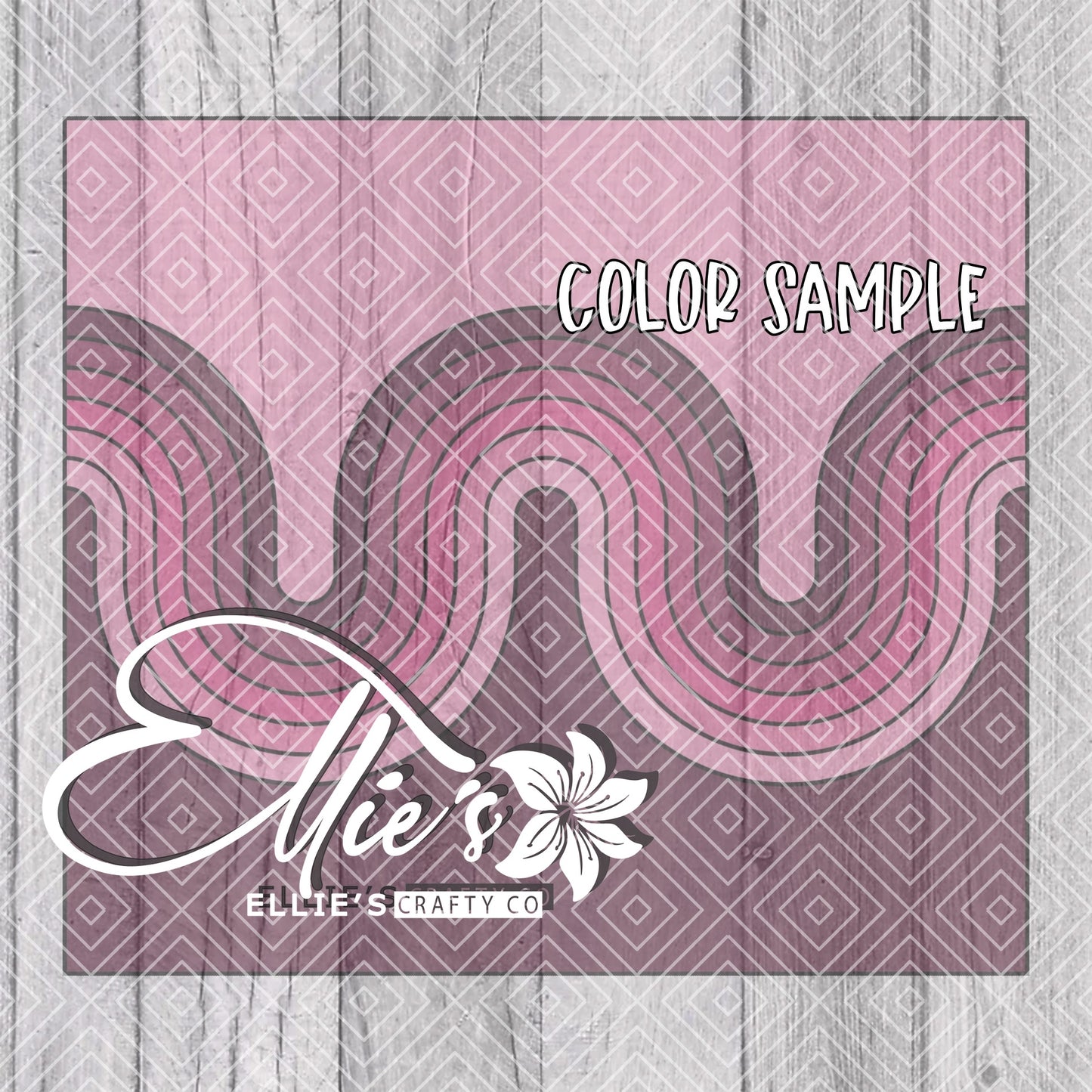 Retro Vibes Collection V1-V4 Template for Straight Tumblers