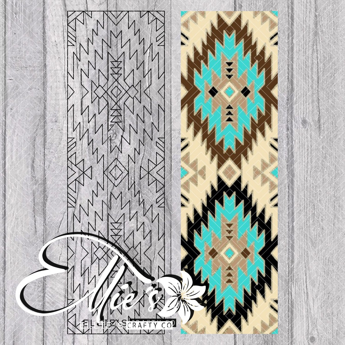 Southwestern Mosaic Blanket Pen Template V2