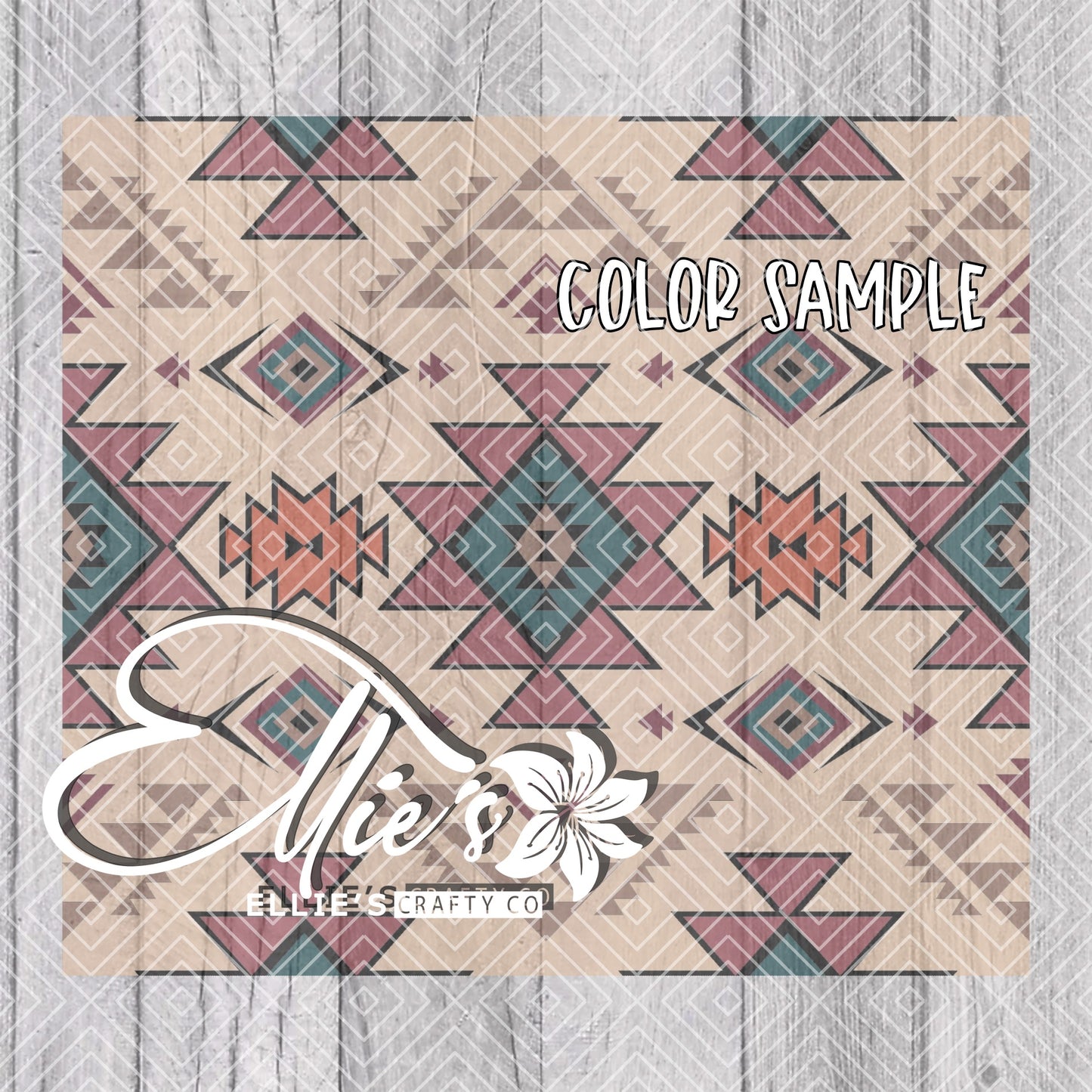 Southwestern Blanket V5 Template for Straight Tumblers