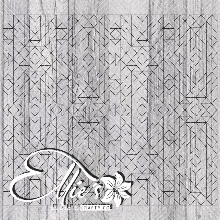 Southwestern Blanket V6 Template for Straight Tumblers