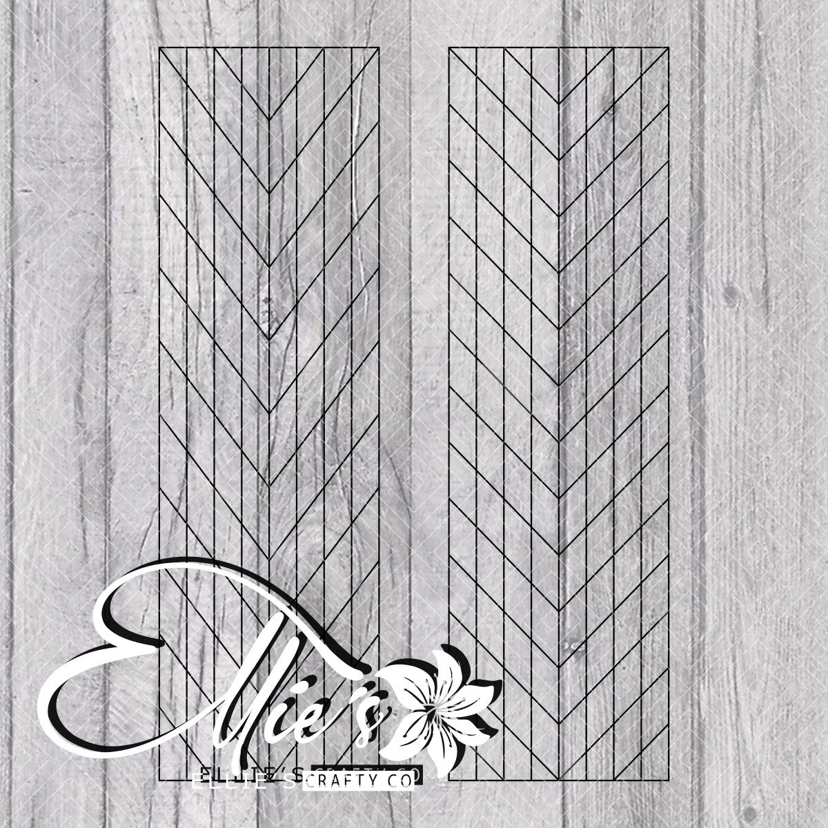 Southwestern Chevron Pen Template