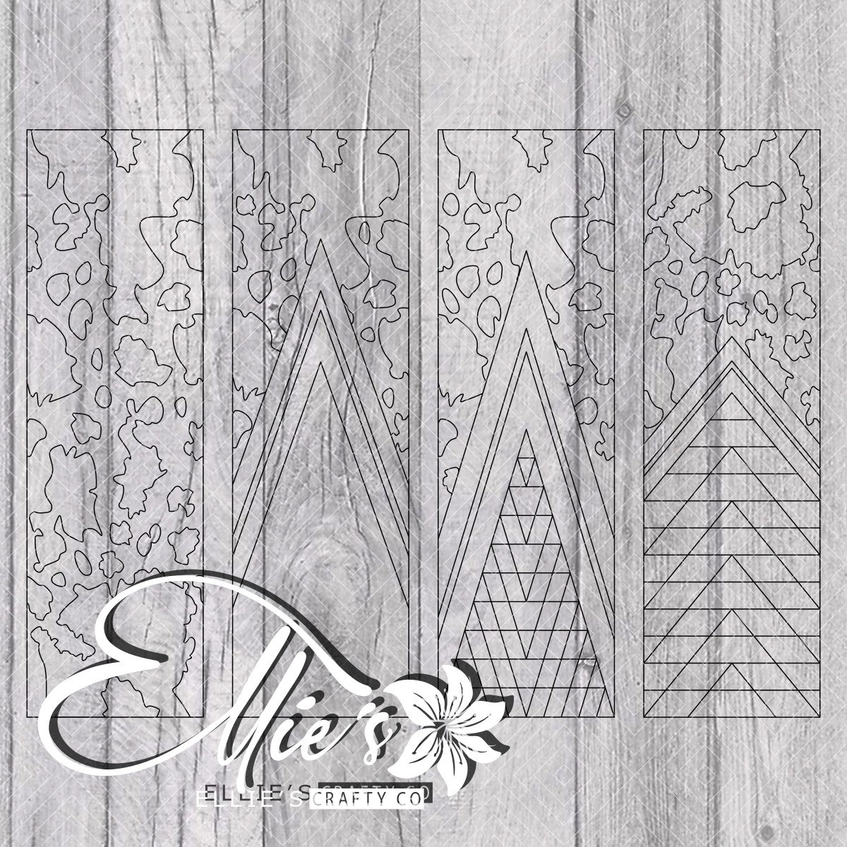 Cowhide Southwestern Pen Template