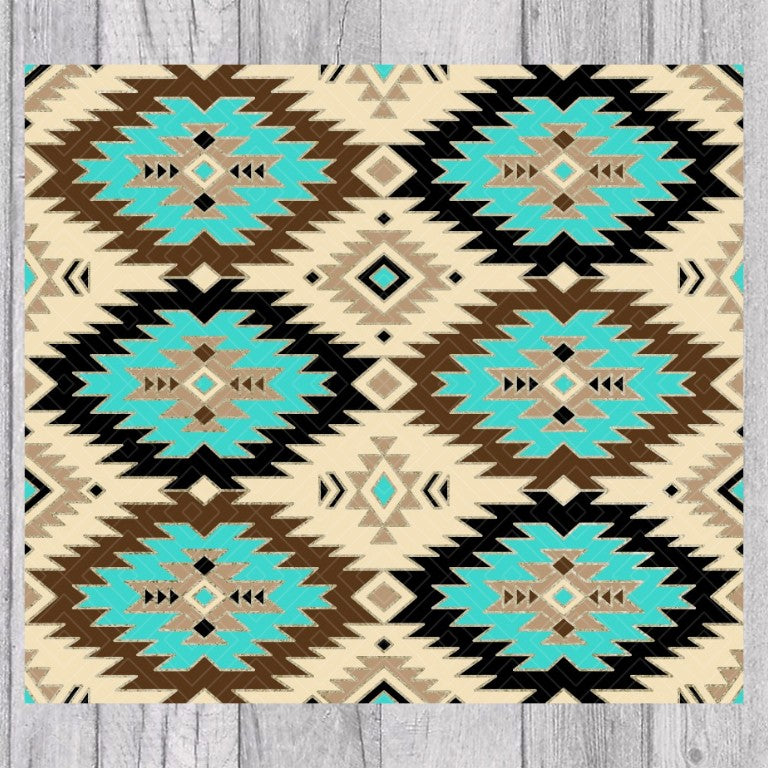 Southwestern Mosaic V2 Template for Straight Tumblers