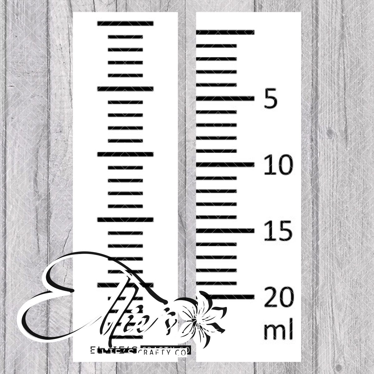 Syringe Shot Pen Template