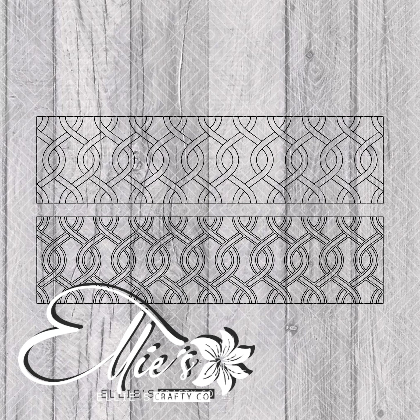 Tangled Template for Mini Shot Glass Tumblers