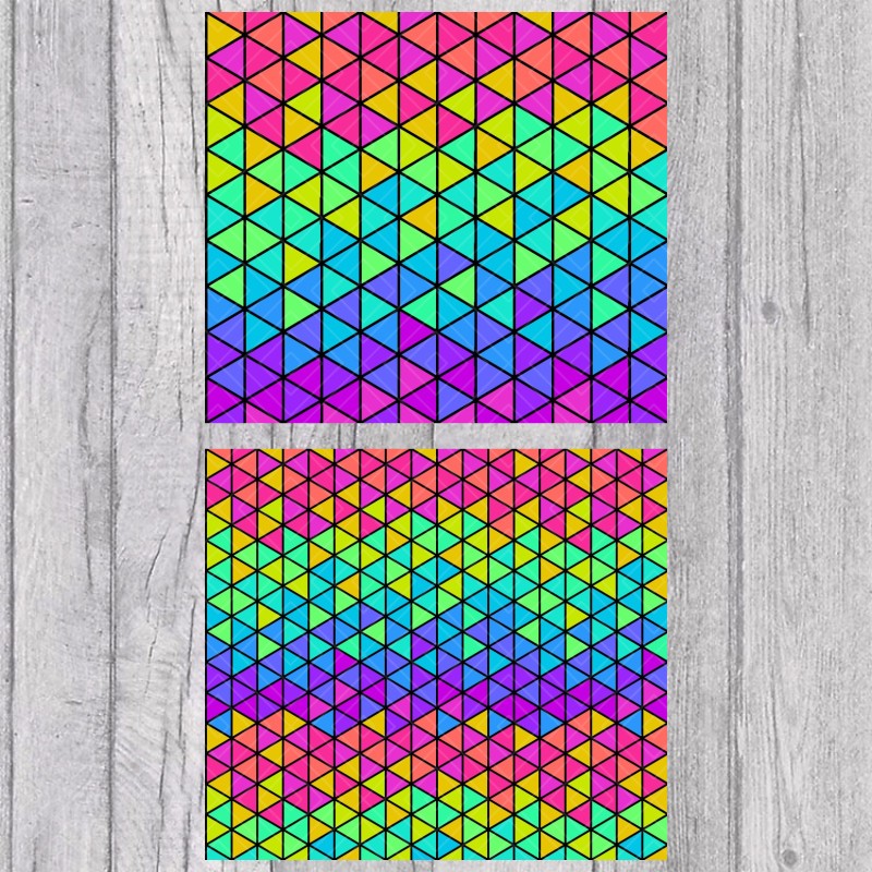 Triangles Template for Straight Tumblers