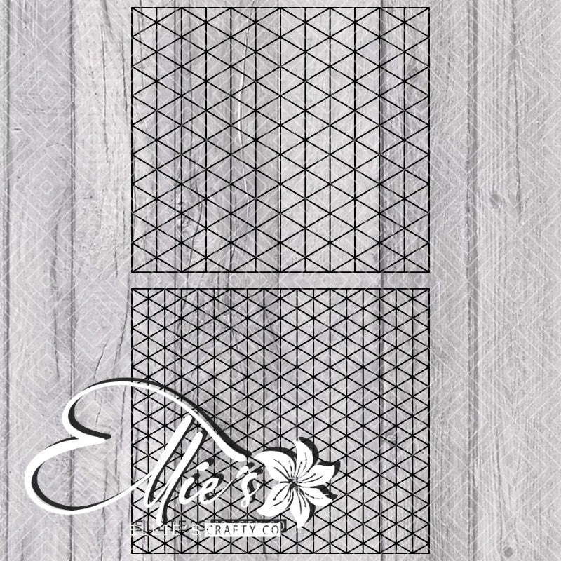 Triangles Template for Straight Tumblers
