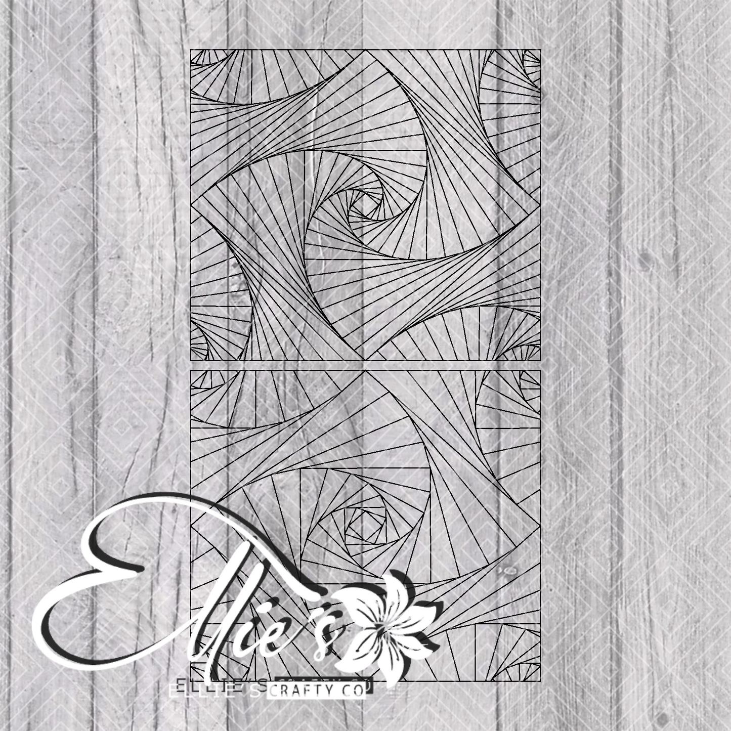 Trippy Template for Straight Tumblers