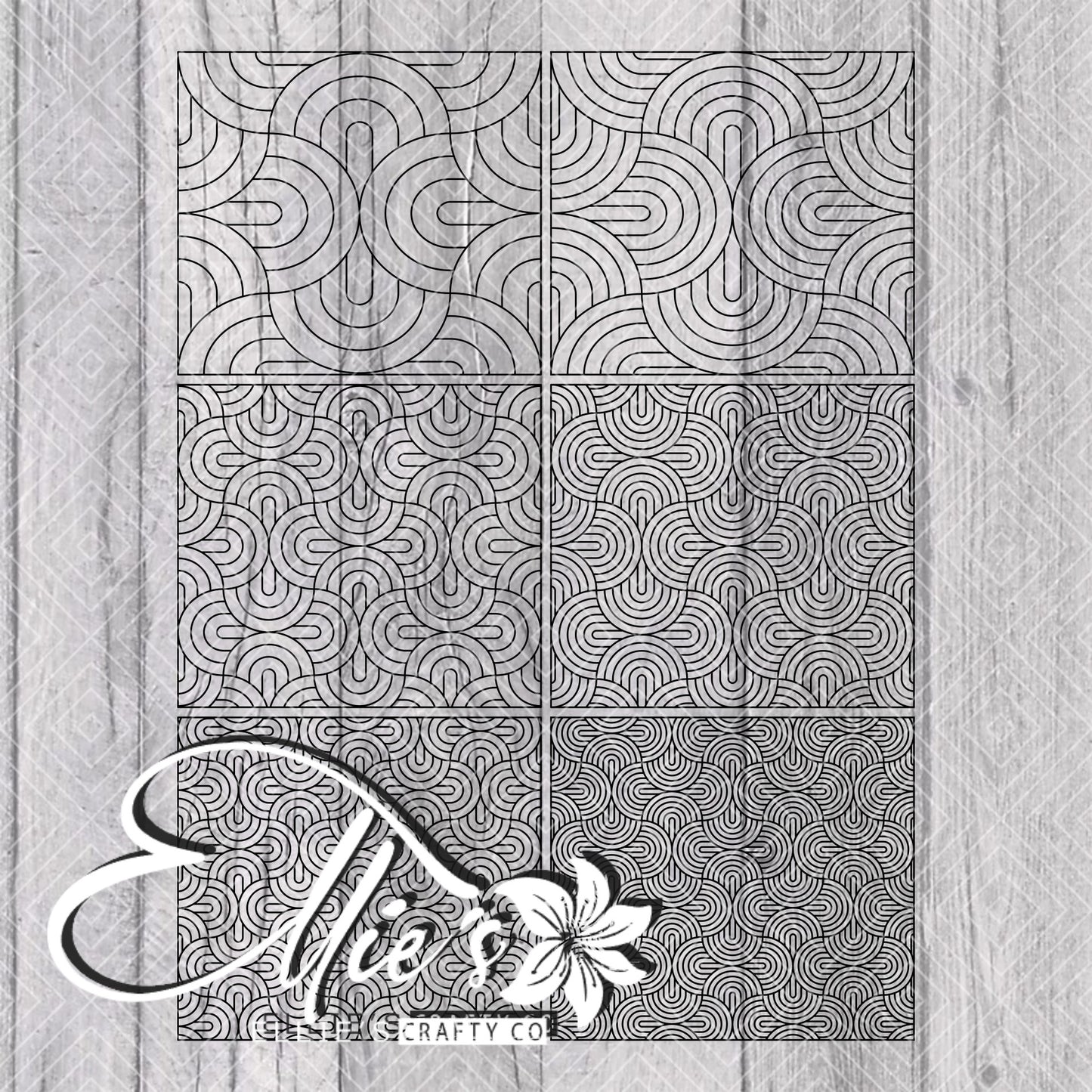 Trippy Boho Template for Straight Tumblers