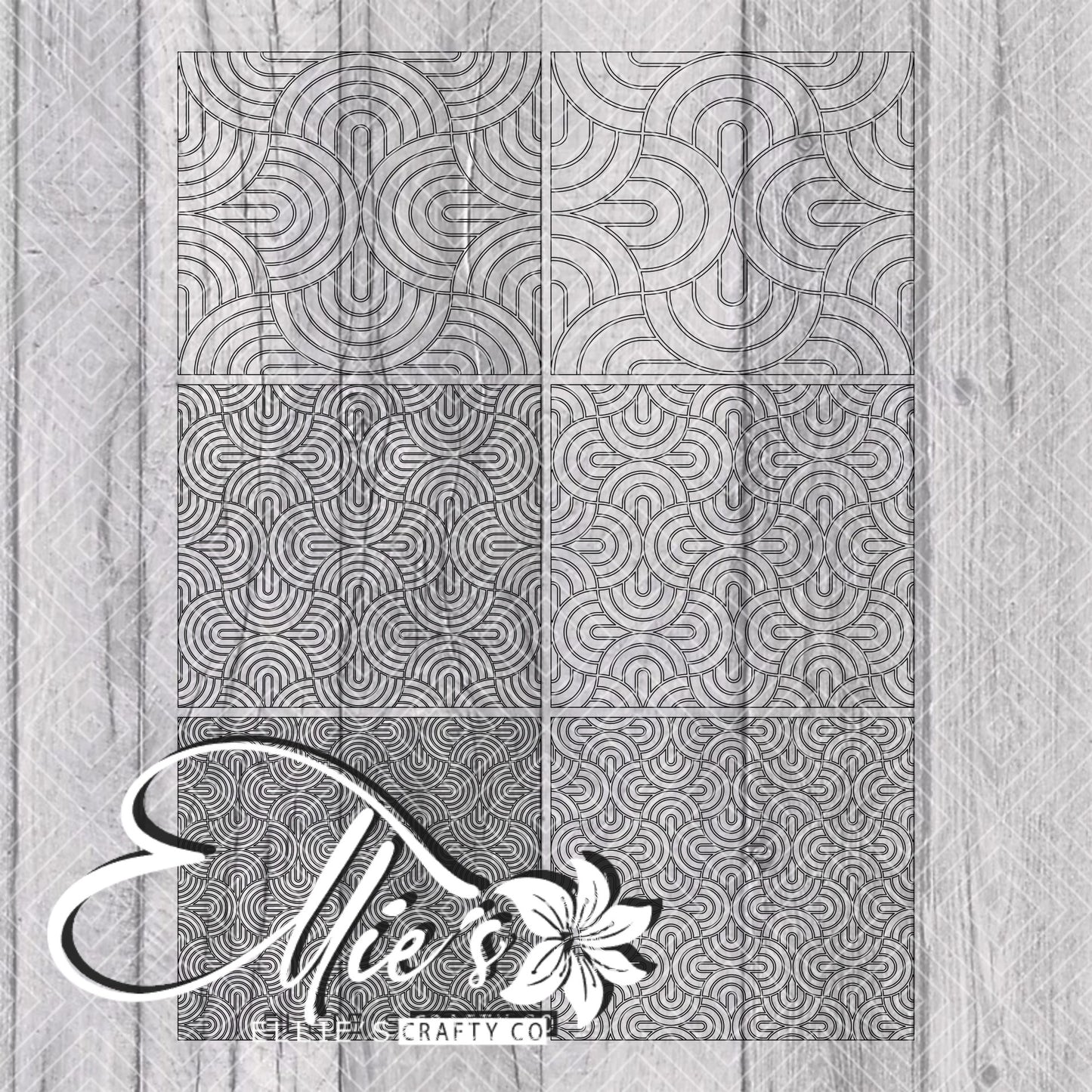 Trippy Boho Template for Straight Tumblers
