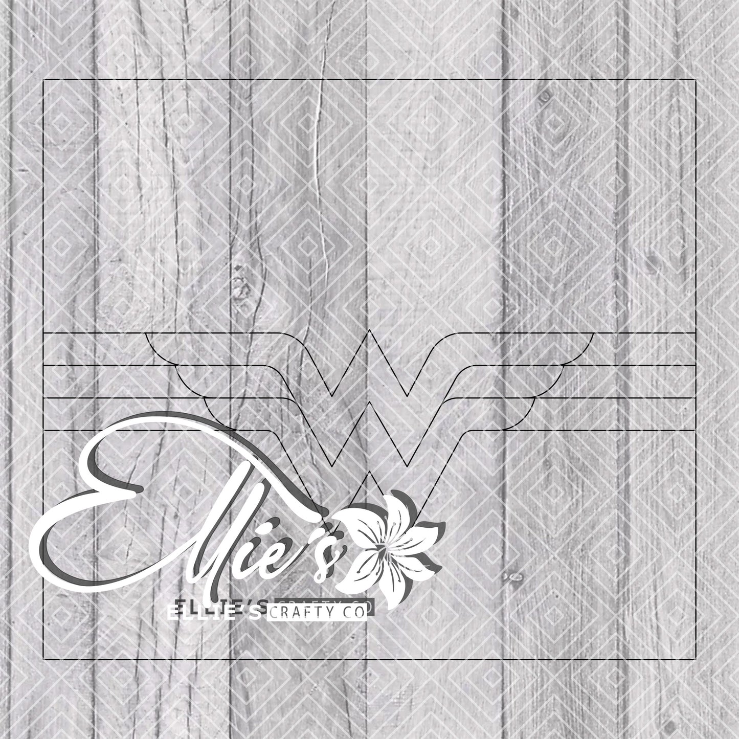 Wonder Woman Templates for Straight Tumblers