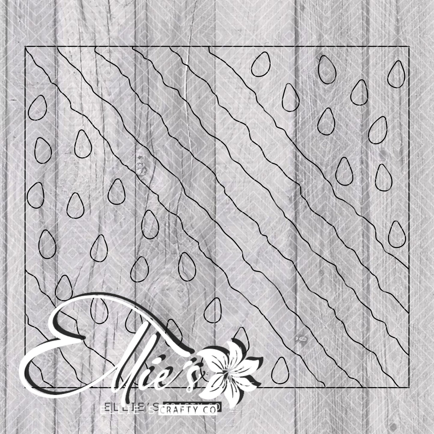 Watermelon Swirl Template for Straight Tumblers